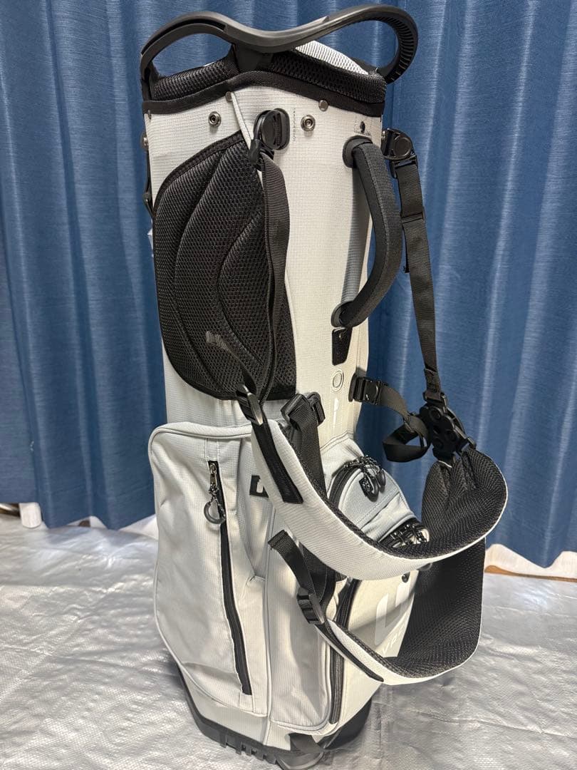 新品 LOVACE 14分割 スタンド キャディバッグ ゴルフ バッグ グレー