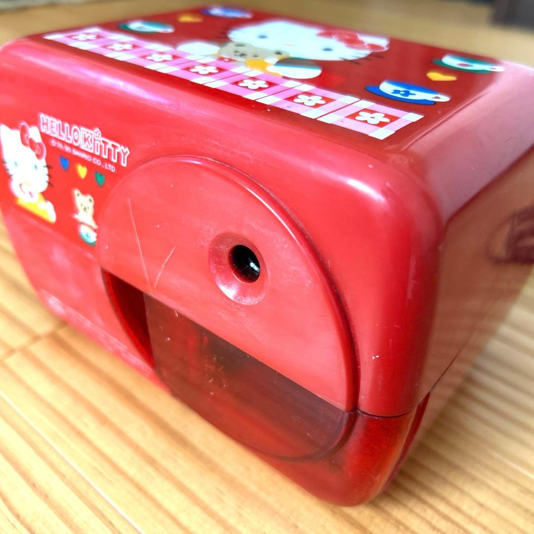 サンリオ　レトロ　電動鉛筆削り　年代物