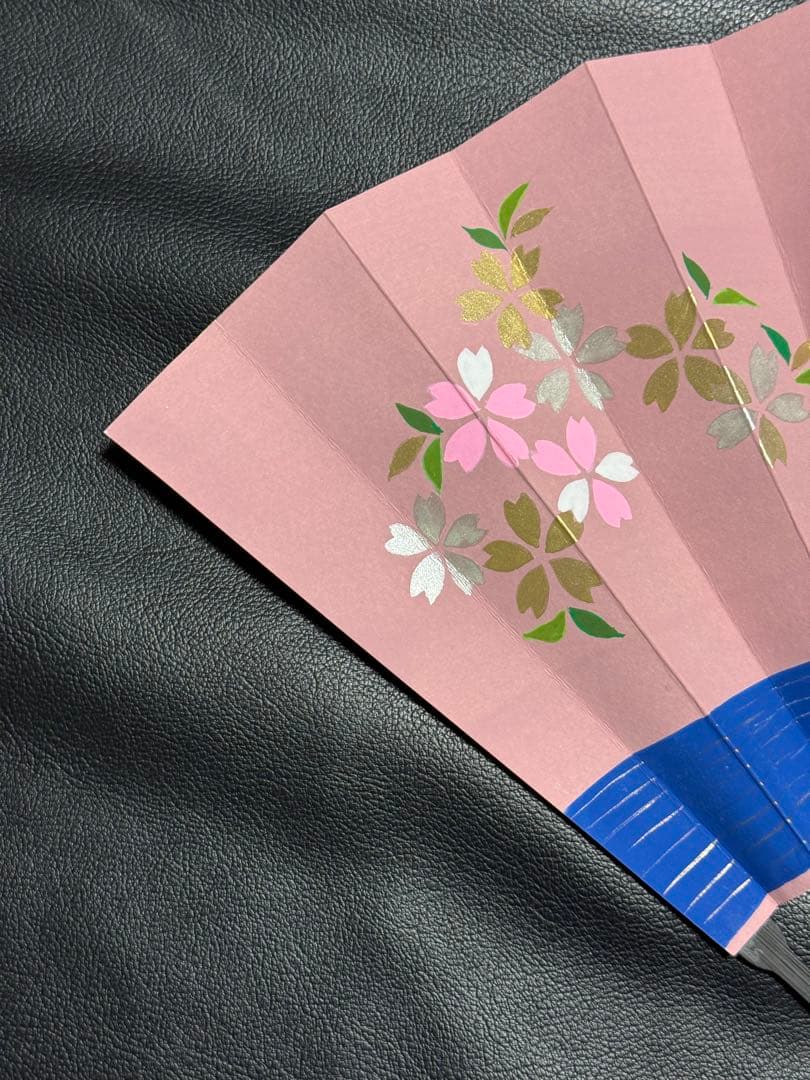 扇子　33.3cm 宮脇賣扇庵　桜　流水　飾り扇　飾舞扇　舞扇子　舞踊　着物