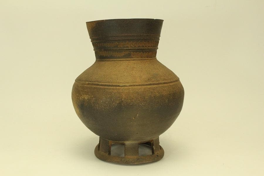 新羅 朝鮮 土器 須恵器 高29cm(ZE551)