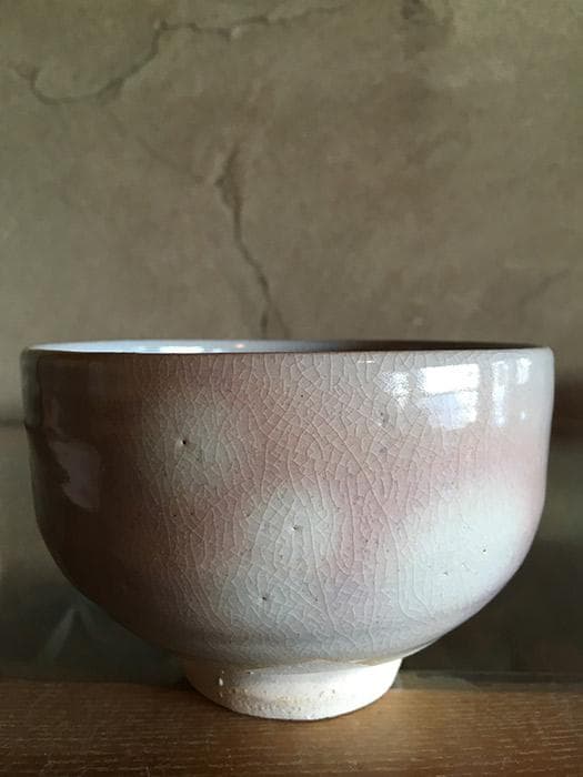 大和松緑 萩焼 茶碗 共箱付 中古 古物 19.01.11-2