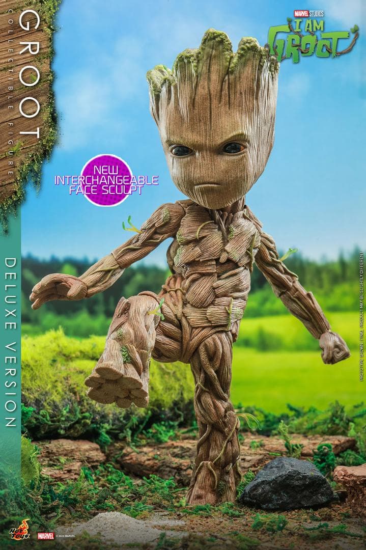 ホットトイズ アイ・アム・グルート フィギュア グルート【デラックス版・新品】
