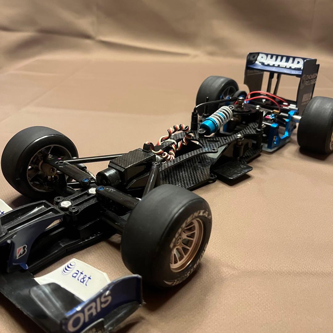 タミヤ　F104 シャーシ　ウィリアムズボディ