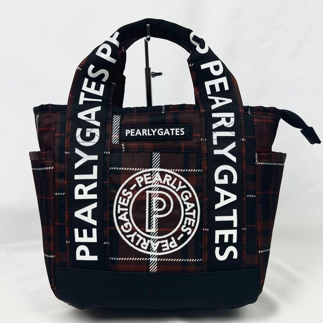PEARLY GATES パーリーゲイツ カートバッグ ゴルフバッグ チェック柄