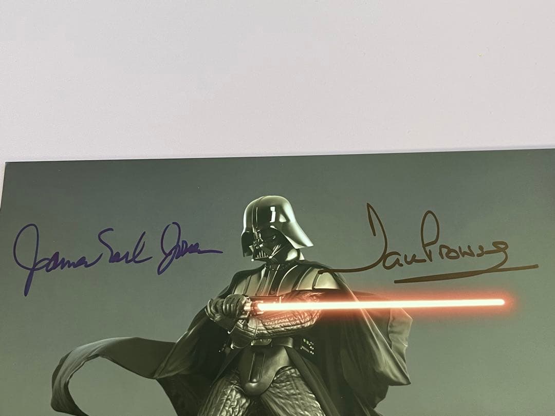 スターウォーズ　直筆サイン　ダース・ベイダー　役　声優　スタント　アート　４名
