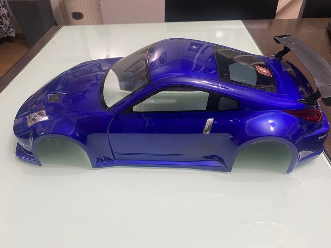ヨコモ⁇NISSAN フェアレディz33 ボディー ブルー
