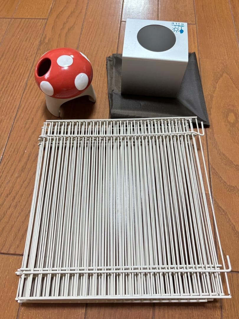 ハムスター飼育セット　ホイール付きケージ｜床材｜サークル｜キャリー他（ほぼ美品）