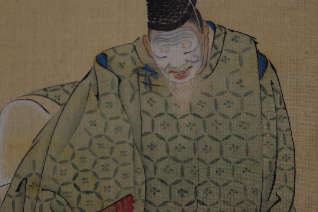 圓山應挙/円山応挙/翁図/祝事人物図/横物/掛軸☆宝船☆Z-696
