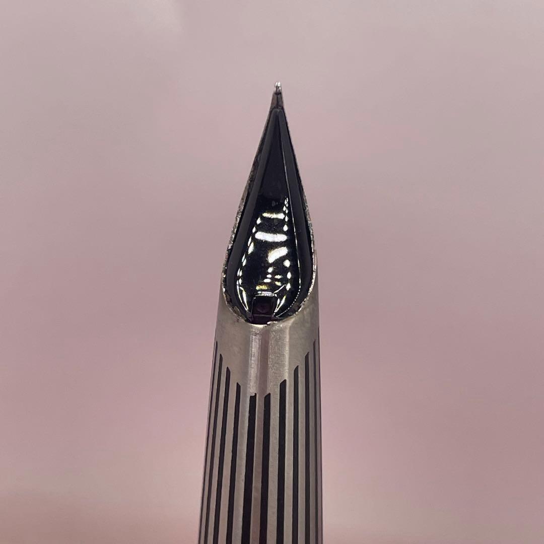 ★PE576□PILOT μ パイロット ミュー ストライプ 箱付き 万年筆