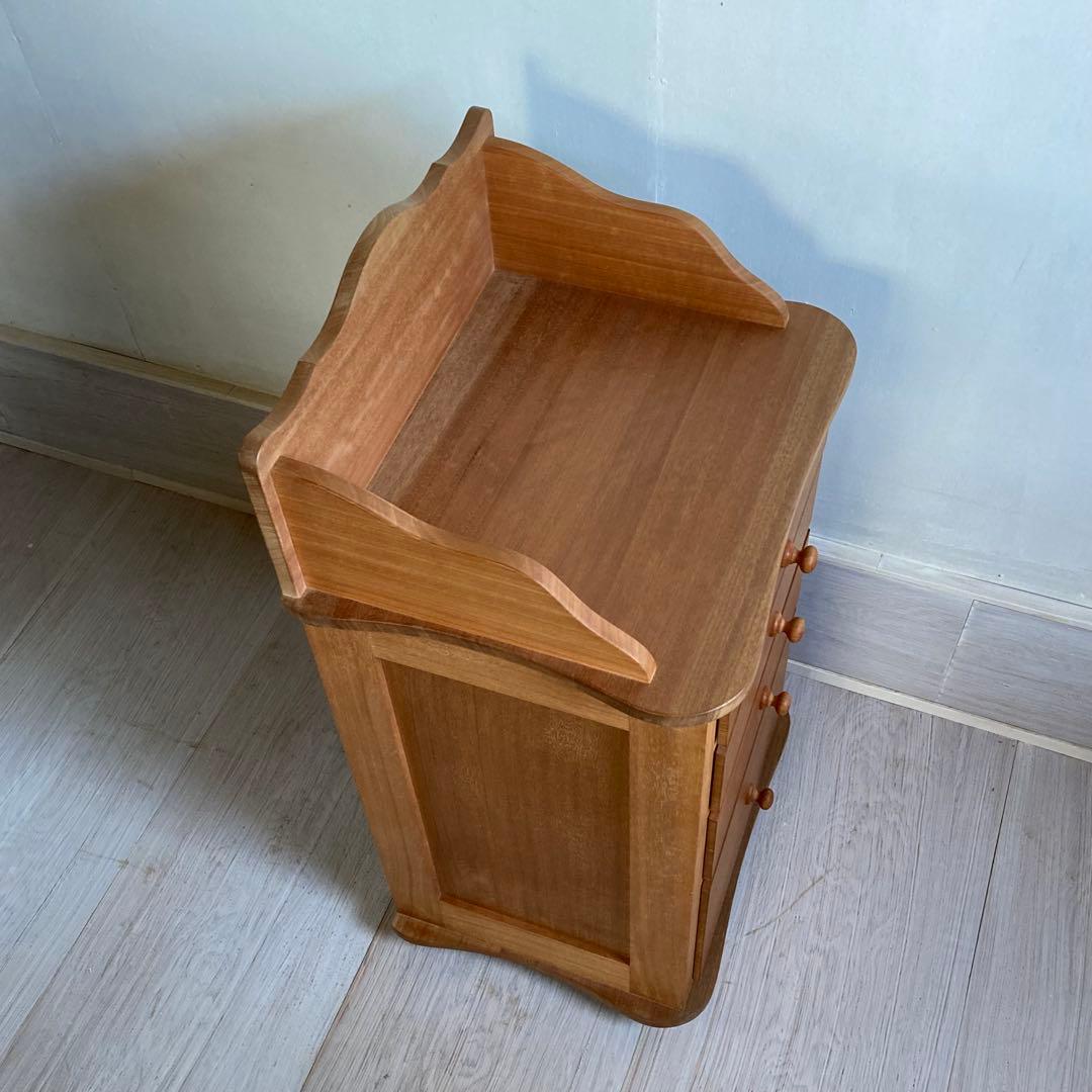 木製 レジカウンター 引き出し付き チェスト チェリー 総無垢材使用