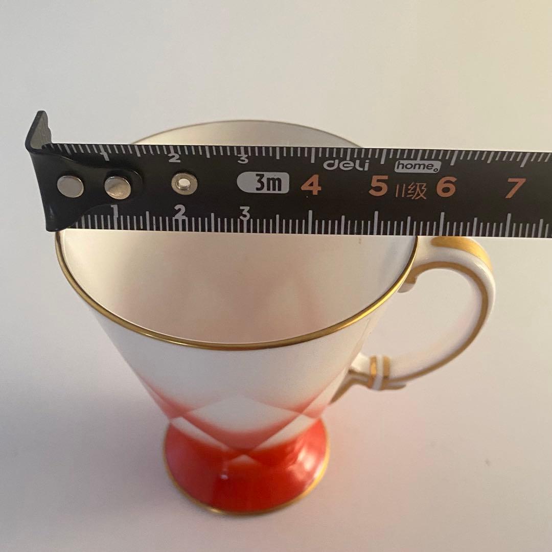 オールドノリタケ ボーンチャイナ デミタスカップ＆ソーサー 1客
