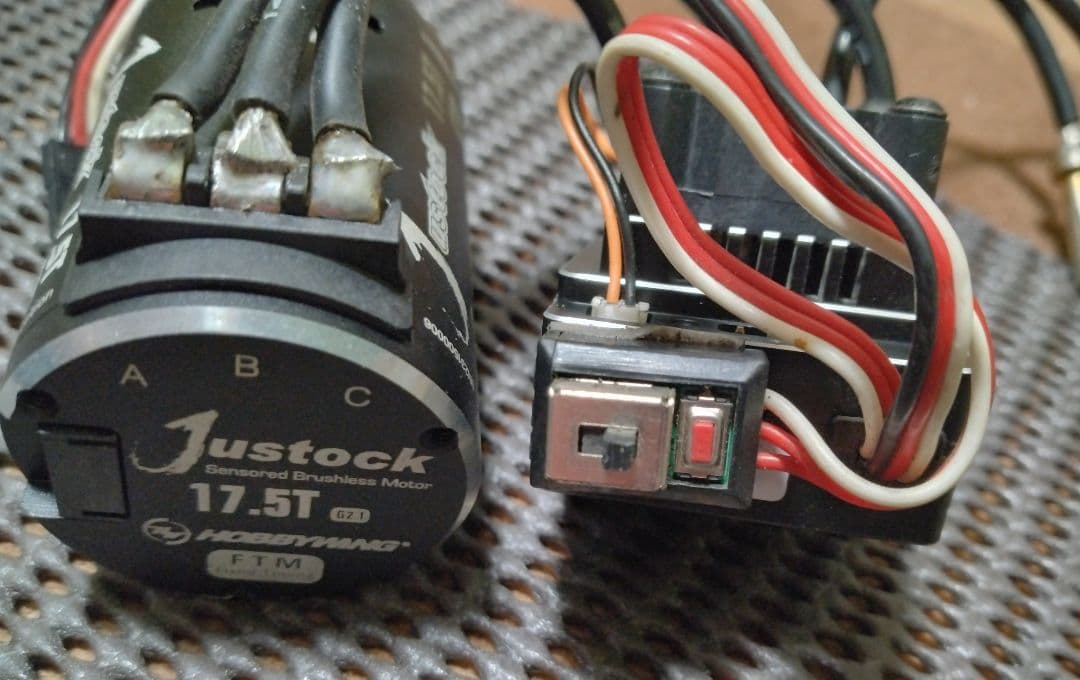 【中古】ジャストックESC＆17.5Tモーター
