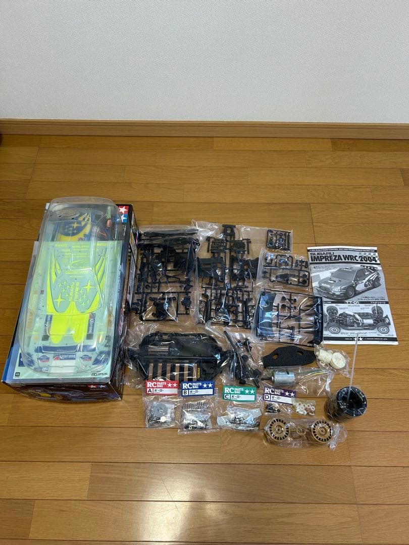 タミヤRC 1/10 スバル　インプレッサ　WRC 2004 組み立てキット