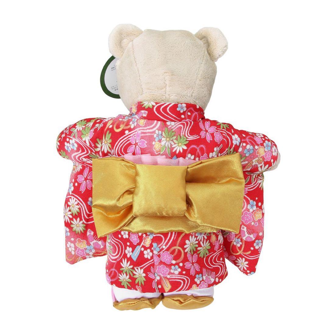 【美品】スタバ ベアリスタ ぬいぐるみ 着物 JAPAN