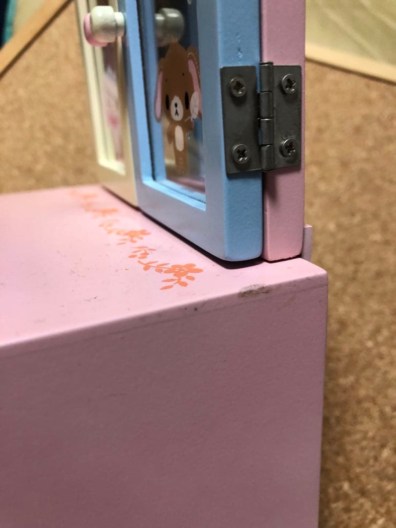 サンリオ Sugarbunnies 木製収納ボックス付ミニドレッサー