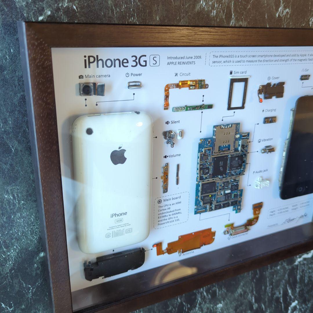 iPhone3GS 標本アート ホワイト