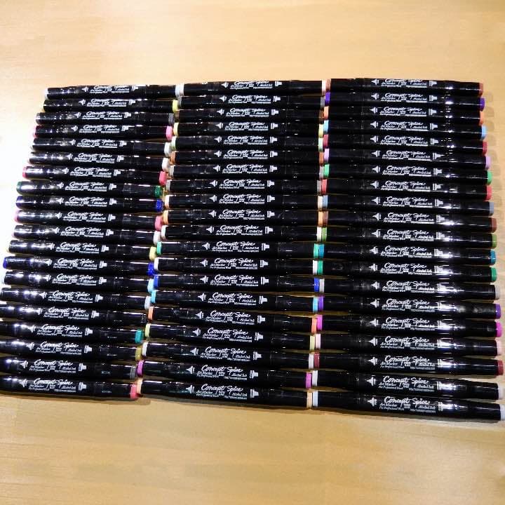 【新品・60本セット】コピック入門用として最適なアルコールマーカー ハードケース