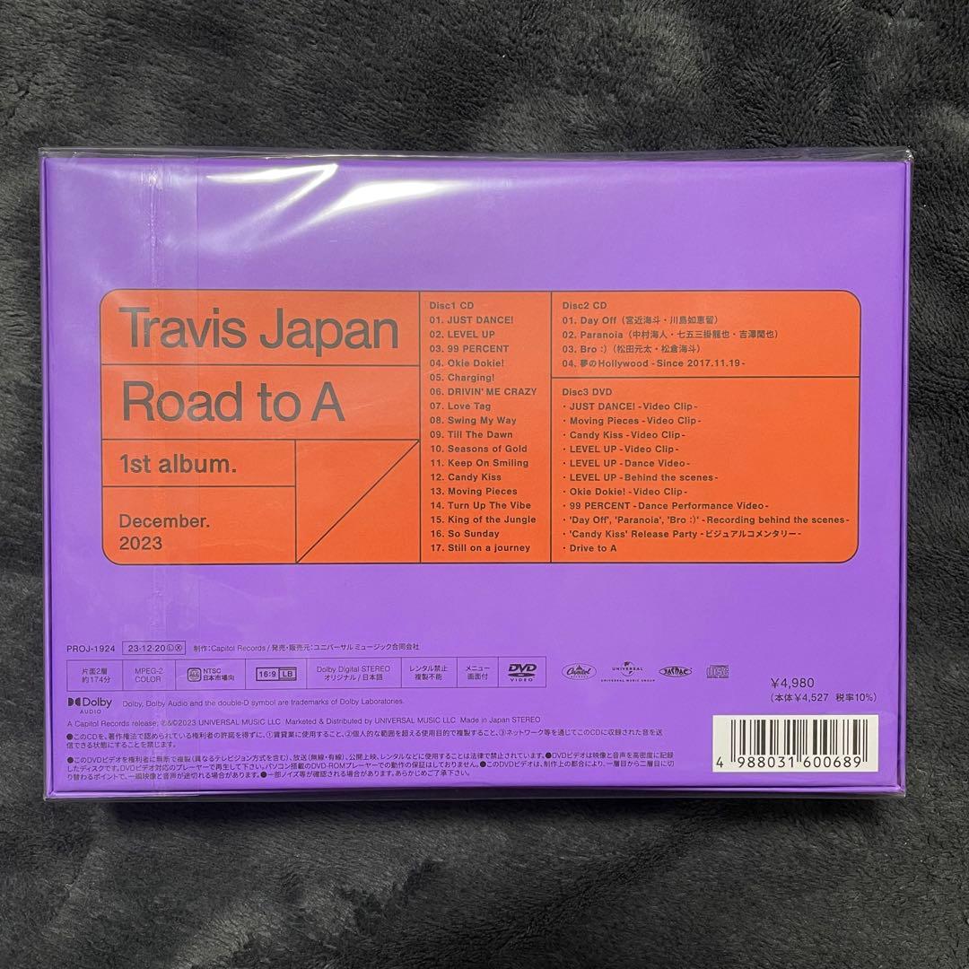 未使用 Travis Japan Road to A FC限定盤DVD