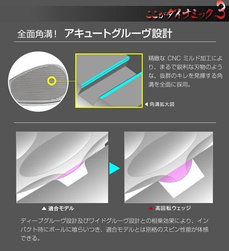 レフティ【新品2本セット】ハイスピン ウェッジ 52・57度　スチール