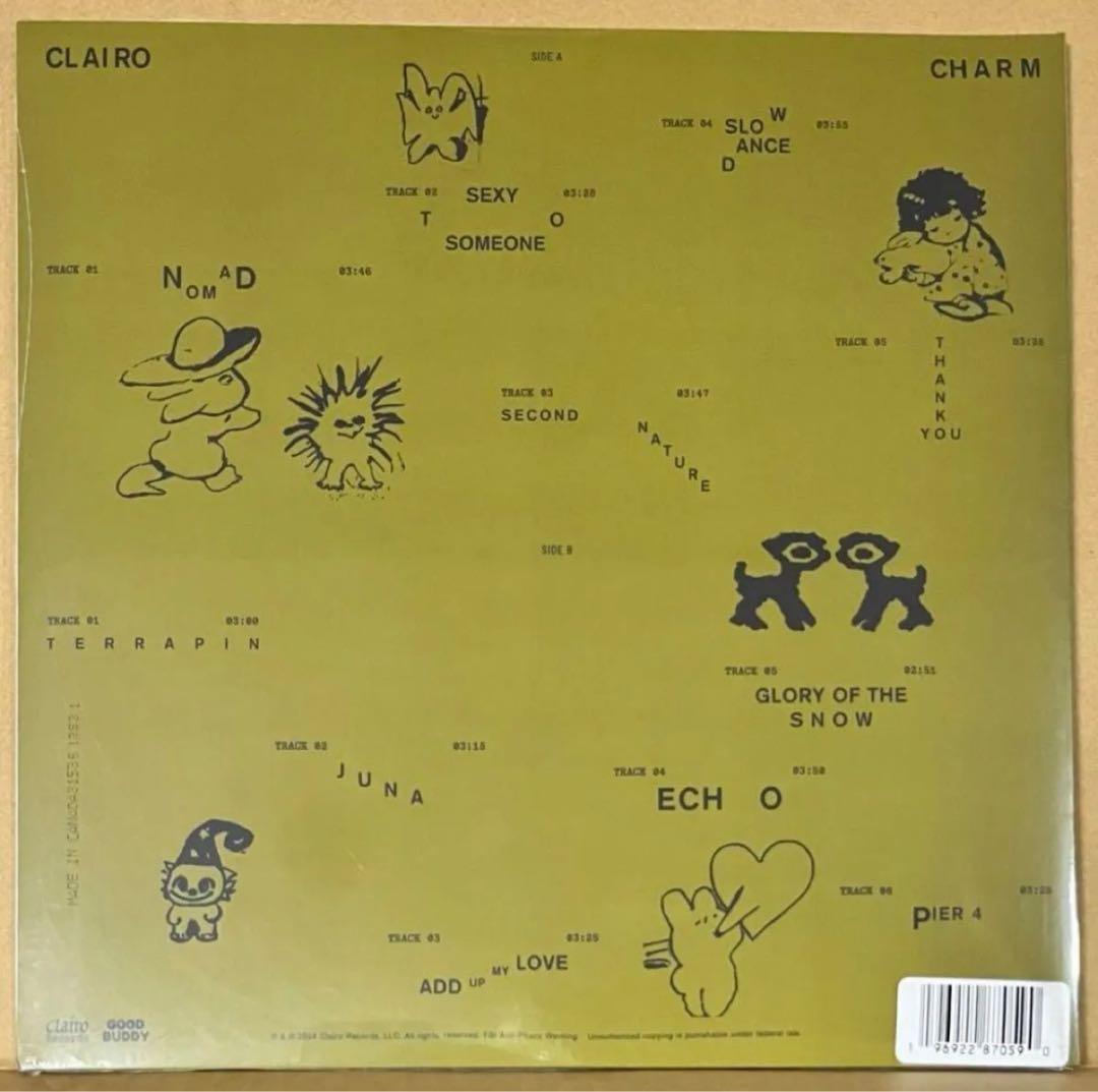 【新品】 パープル盤　Clairo 『 Charm 』 クレイロ