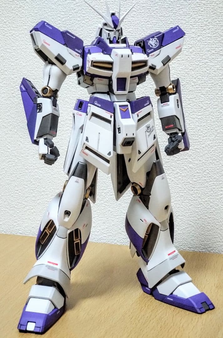 割*箸様 完成品　MG ver.Ka Hi-νガンダム＆H.W.S.装備