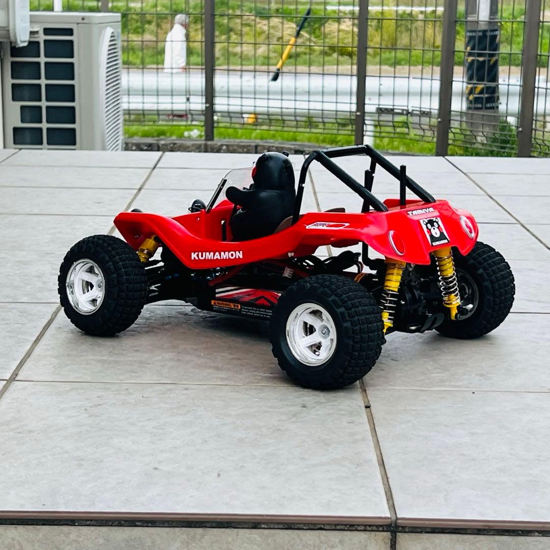 ラジコン　くまモンバギー4WD TT02B メカレス車体ボディー　540モーター