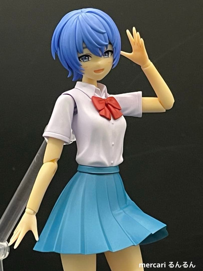 創彩少女庭園　虹村 映美　綾波レイカラーver＋モトコンポNERV塗装完成品
