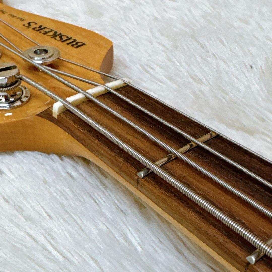 BUSKER'S BJB-2 ジャズベースタイプ アルニコVピックアップ ブルー