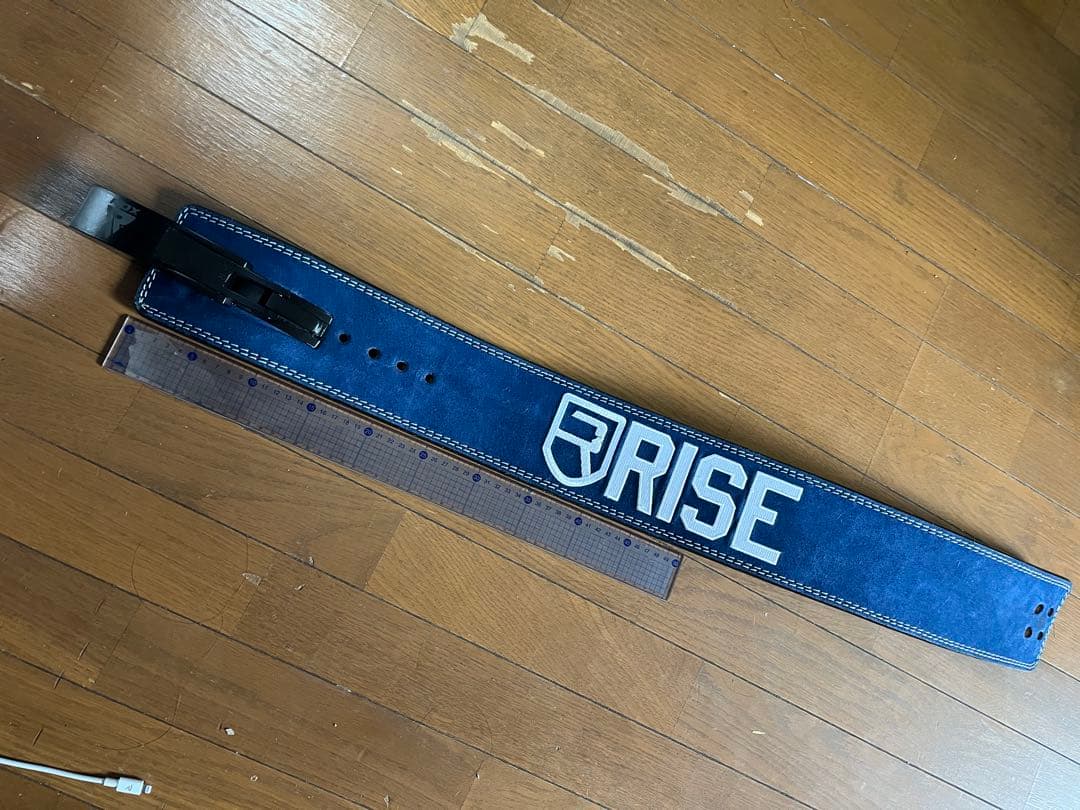 RISE トレーニングパワーベルト ネイビー