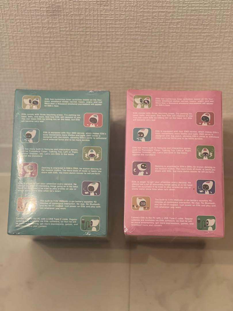 Eilik 【新品未開封】コンパニオンロボット2色セット