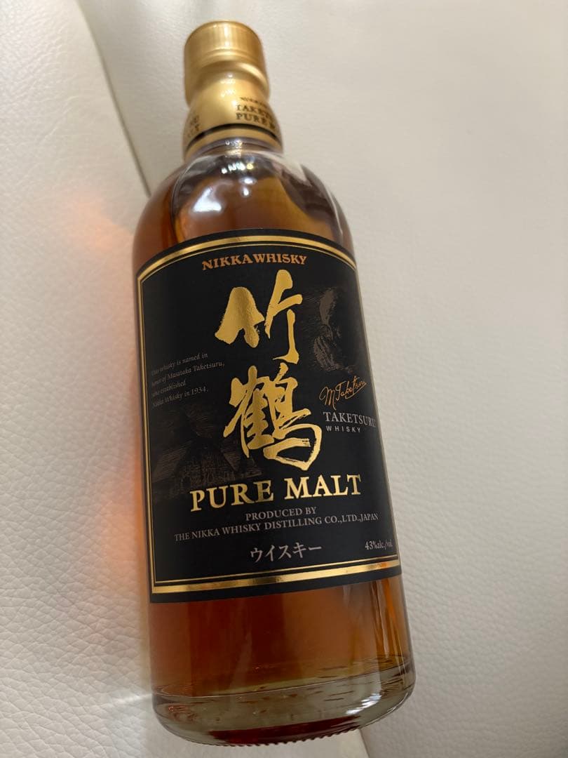 ポン太さま竹鶴 ピュアモルト ウイスキー 500ml ニッカウヰスキー