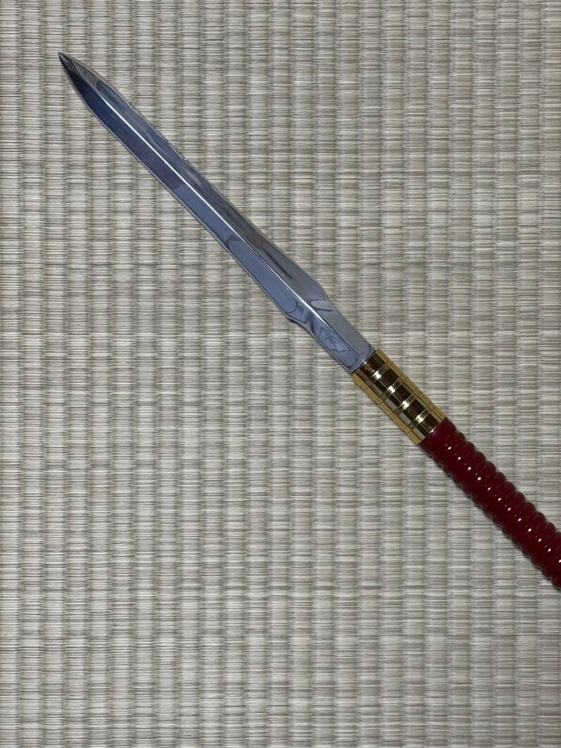 槍　やり　3本継　梨地　模造刀　模擬刀　美術刀　舞踊　大衆演劇　芝居