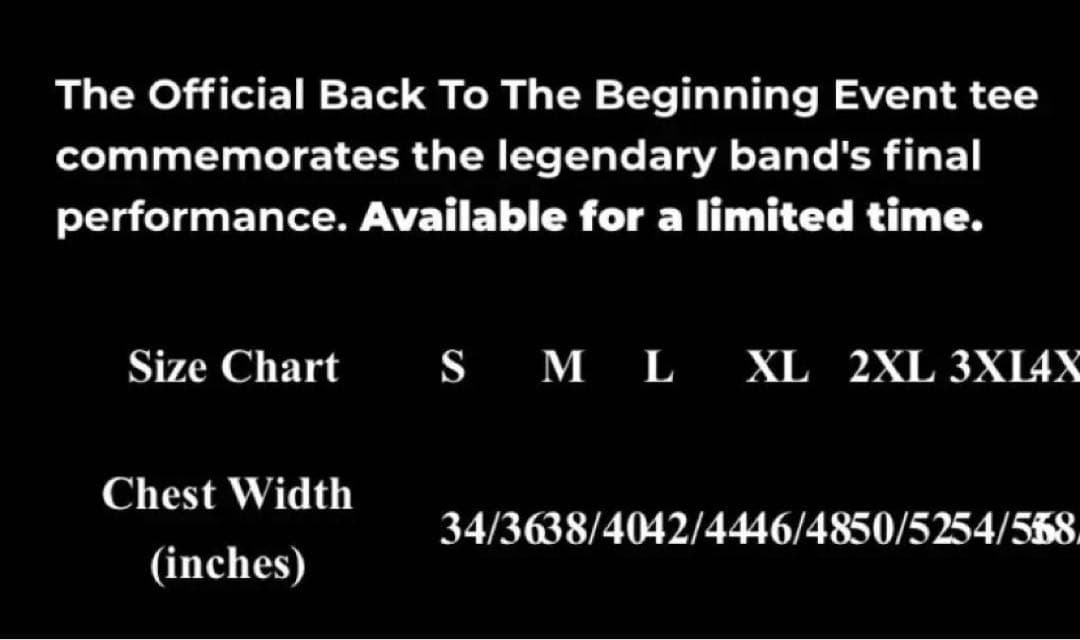 週末まで・未開封＊公式＊Back To The beginning・Tシャツ・L