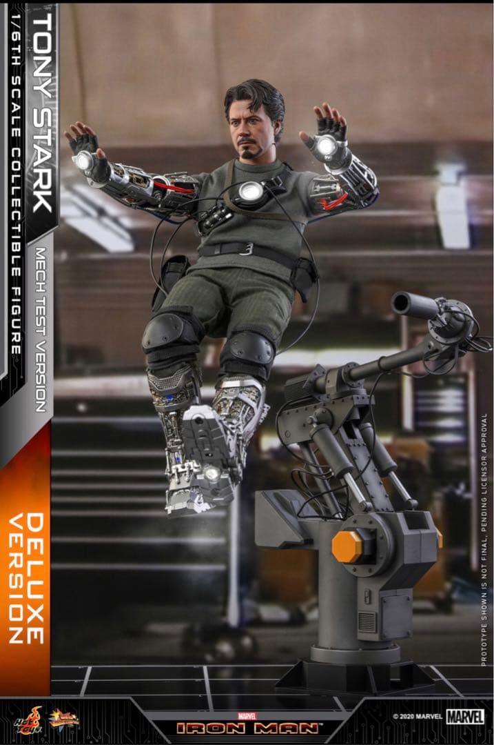 ホットトイズ アイアンマン 1/6トニー・スターク メカテス2.0 デラックス版