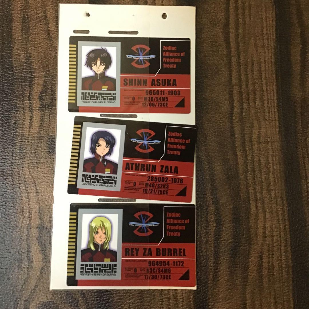機動戦士ガンダム　SEED DESTINY IDカード