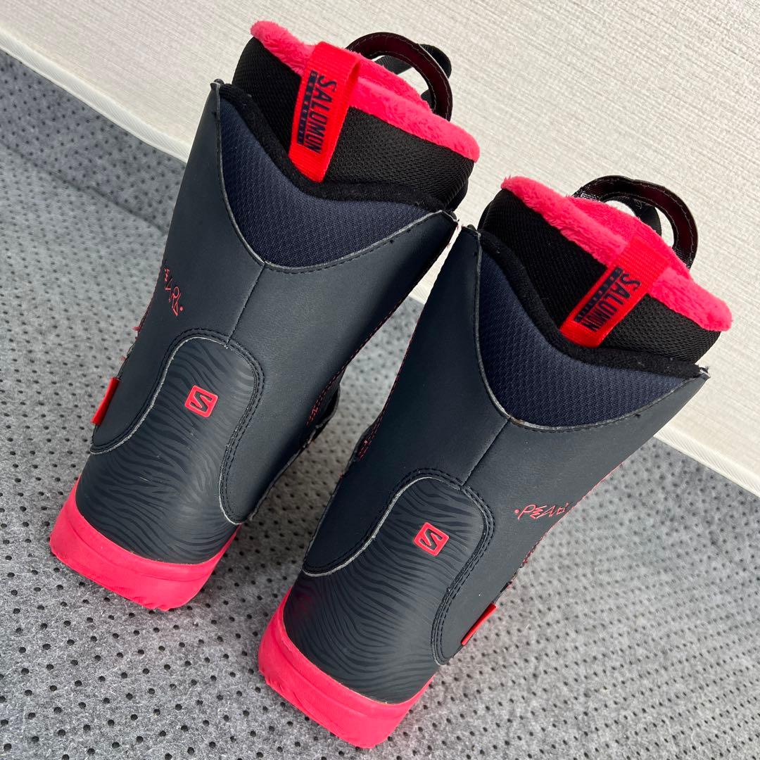 ２回使用 レディース 23cm SALOMON PEARL BOA ブーツ