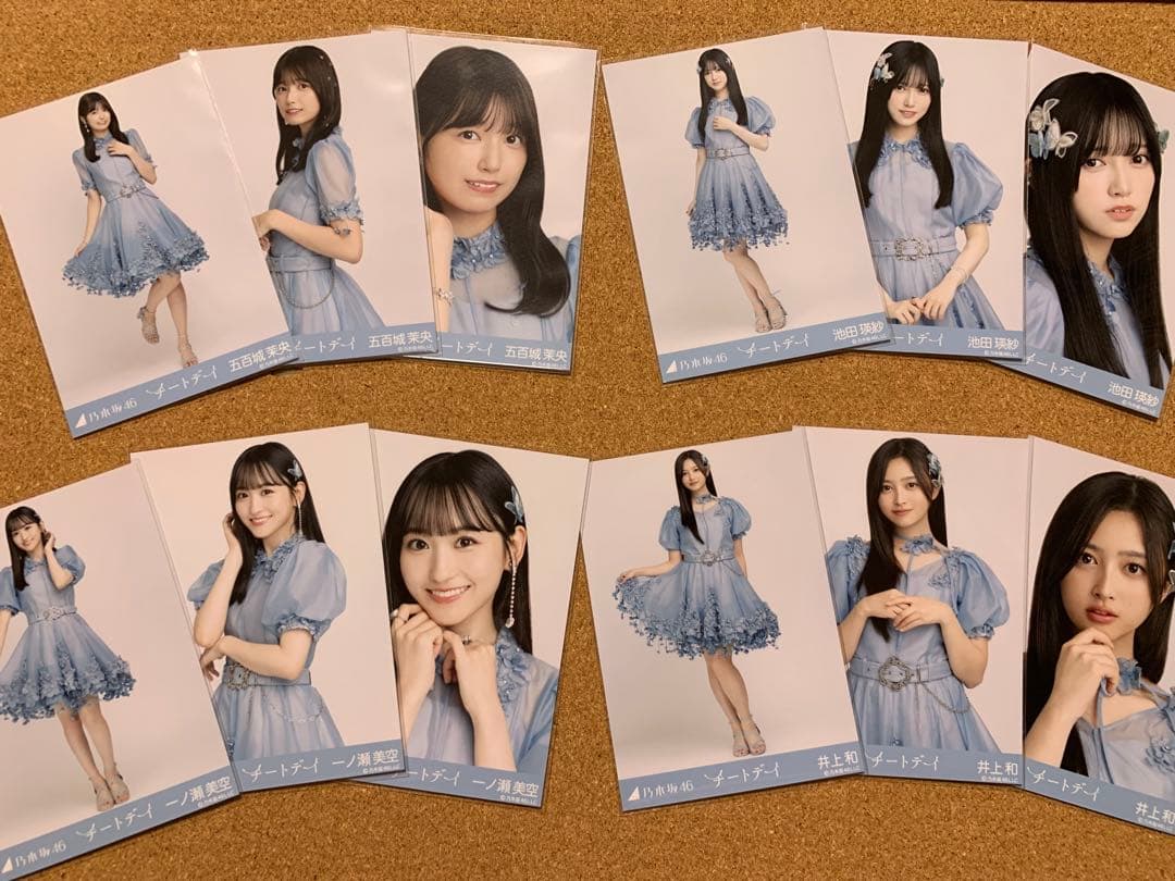 乃木坂46 ✨ チートデイ 生写真 32人 × 3種 全96種 フルコンプ