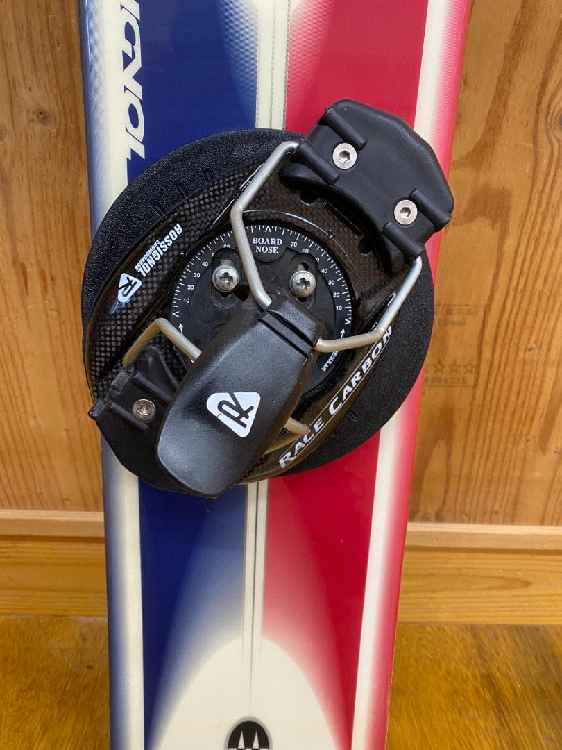 ROSSIGNOL 往年のアルペンボード カントプレートビンディング付き
