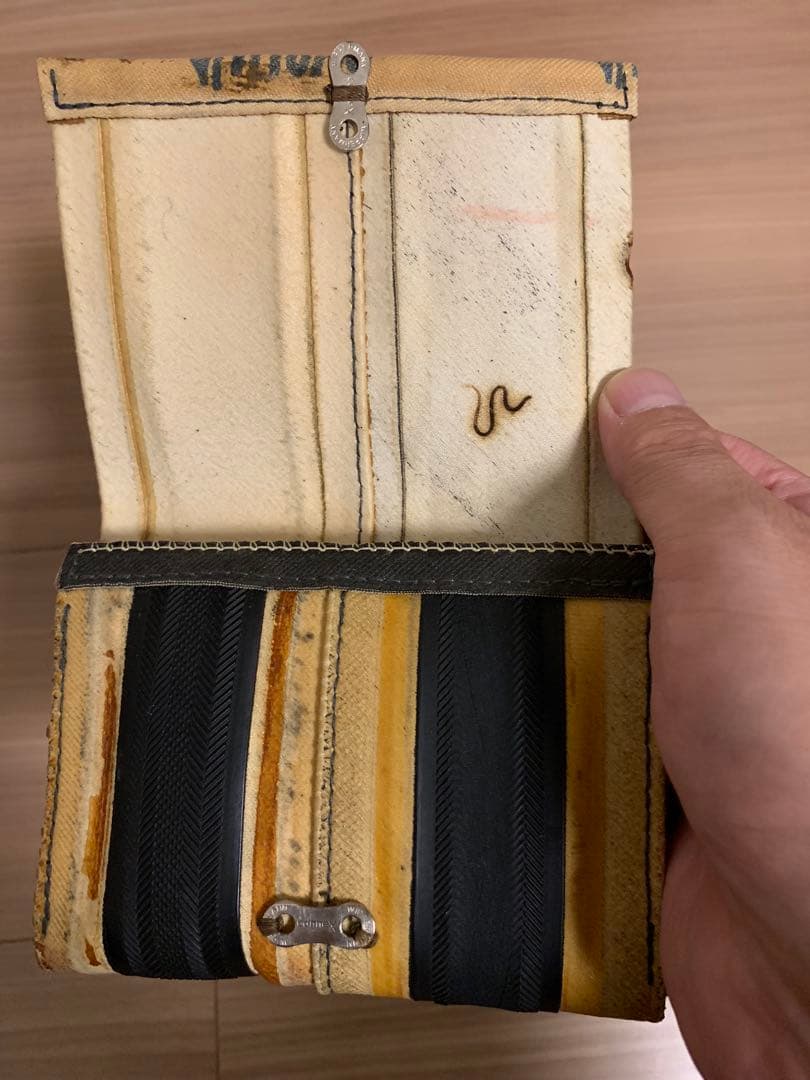 美品 WATER CYCLING wrench plan Tire Wallet
