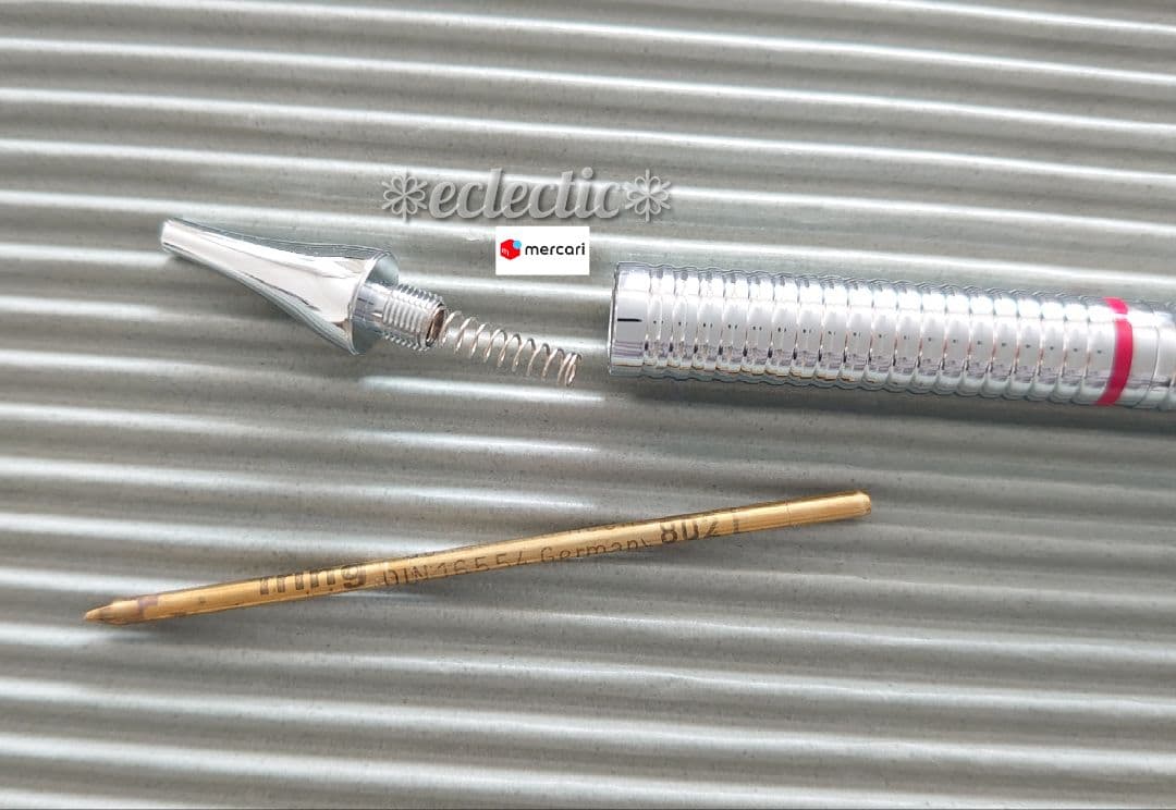 【貴重✮VNTG廃盤】rotring 900 サイドノック メタリックボールペン
