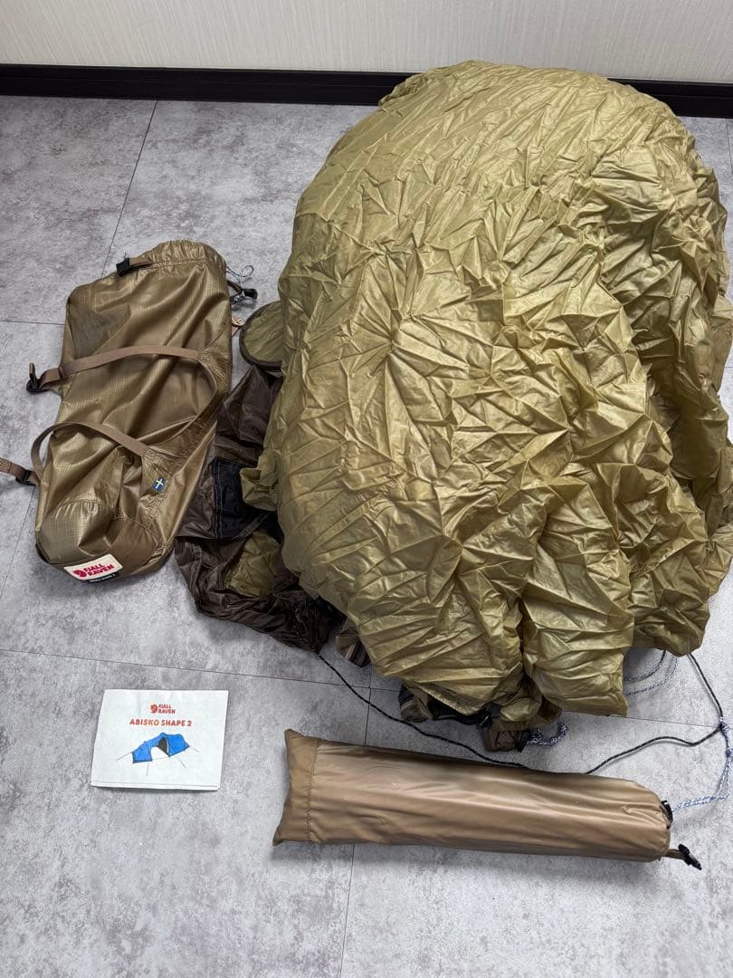 fjallraven abisko shape2 サンド　フェールラーベン