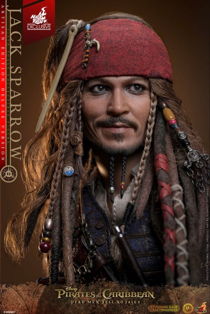 ジャック・スパロウ フィギュア アルチザンエディション　ホットトイズ