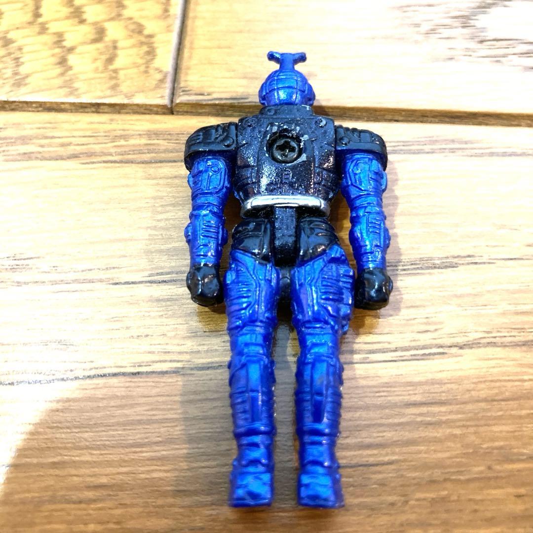 ブルービート フィギュア 重甲ビーファイター カブト 当時物 メタルヒーロー 青