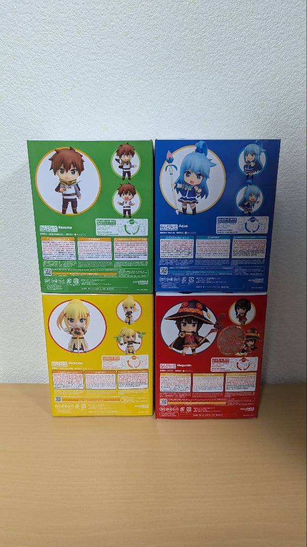 ねんどろいど　この素晴らしい世界に祝福を　4点