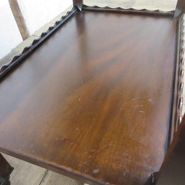 イギリス アンティーク 家具 キッチンワゴン トロリー カフェ 英国 6077e