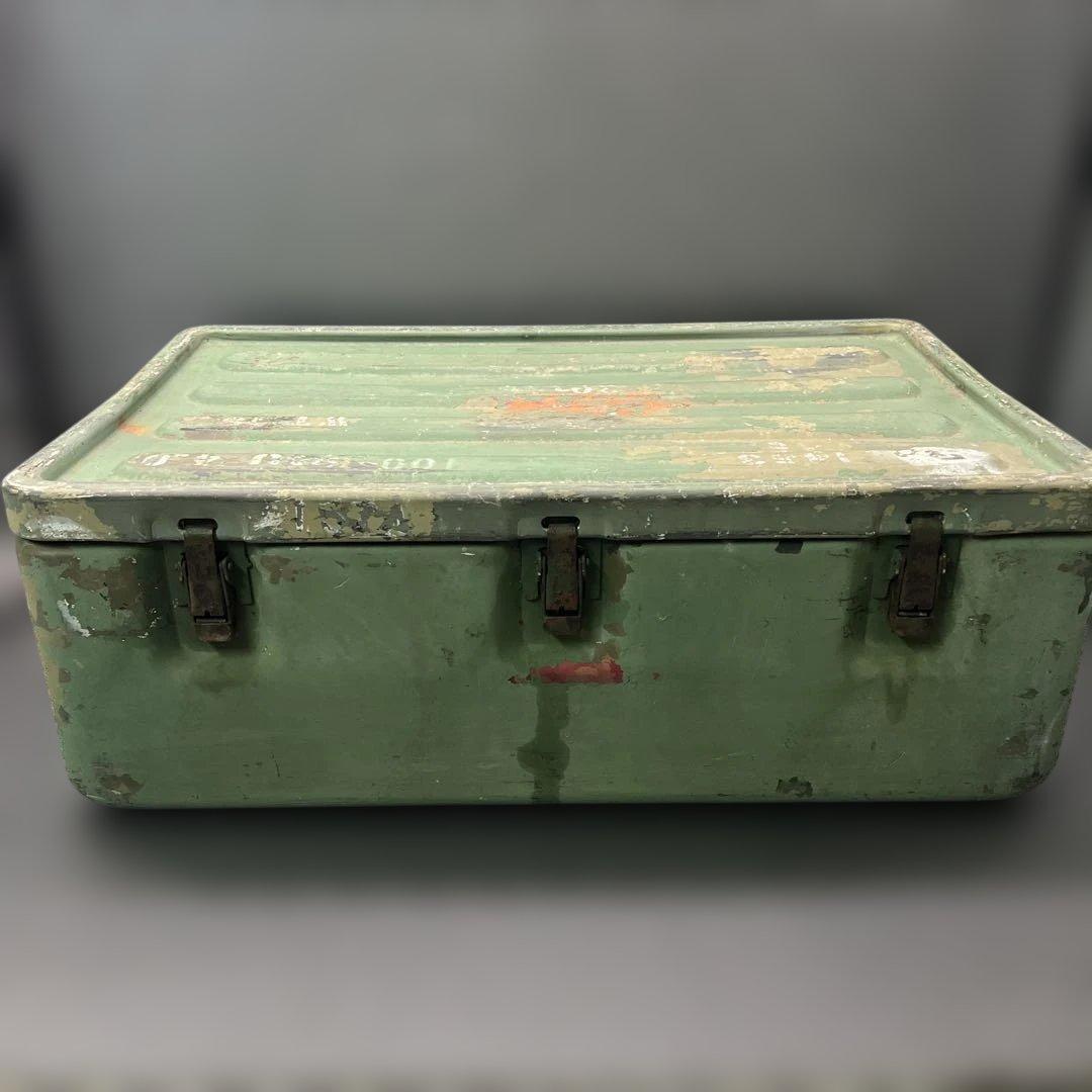 米軍実物放出品 US. ミリタリーアルミコンテナ ボックス BOX