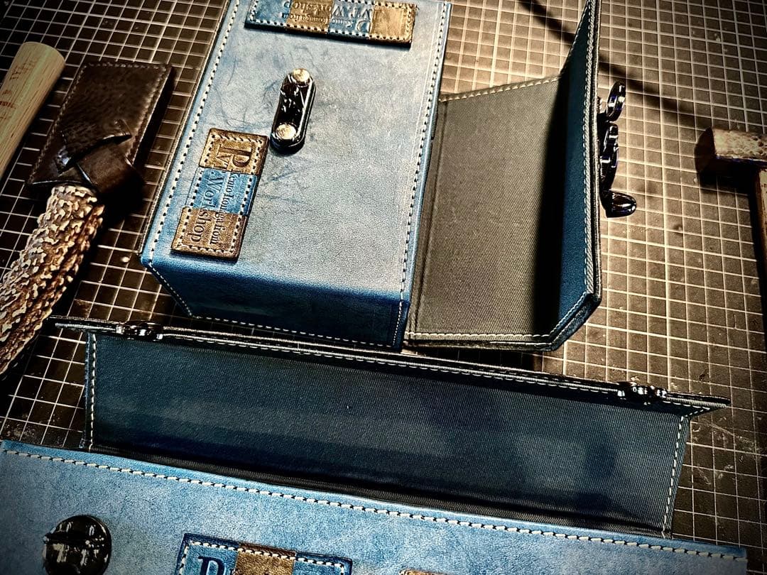 2月SALE品！Pvt.Workshop極CL 本革　デッキケース　ハーフプレマ