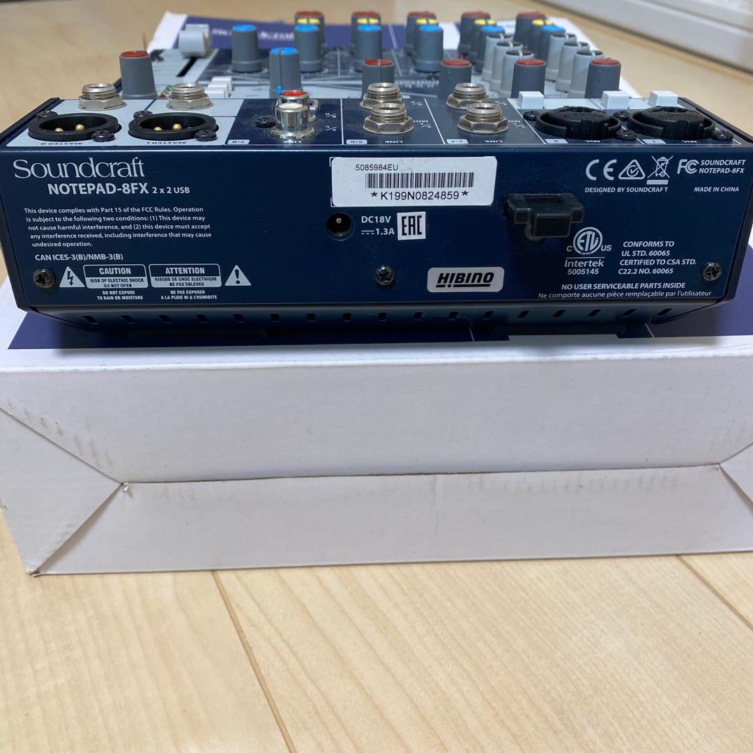 Soundcraft Notepad-8FX アナログミキサー