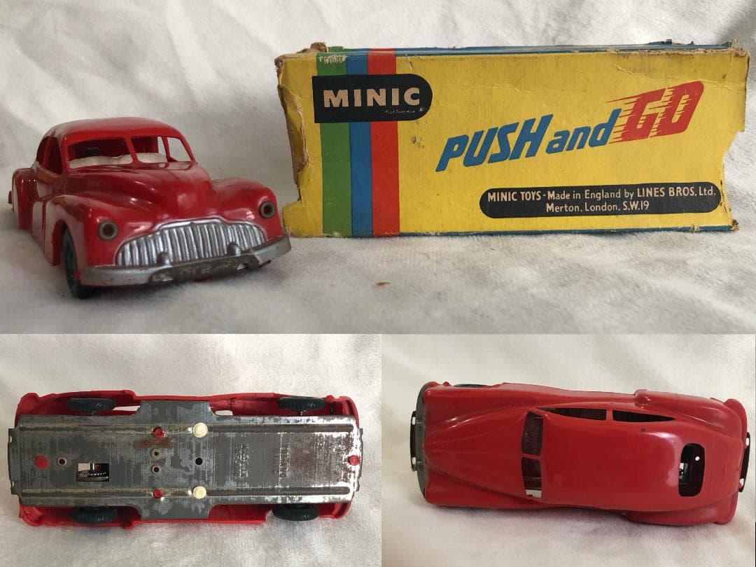 【動作確認済】希少 Tri-ang MINIC 5台セット 箱・キー付 英国製