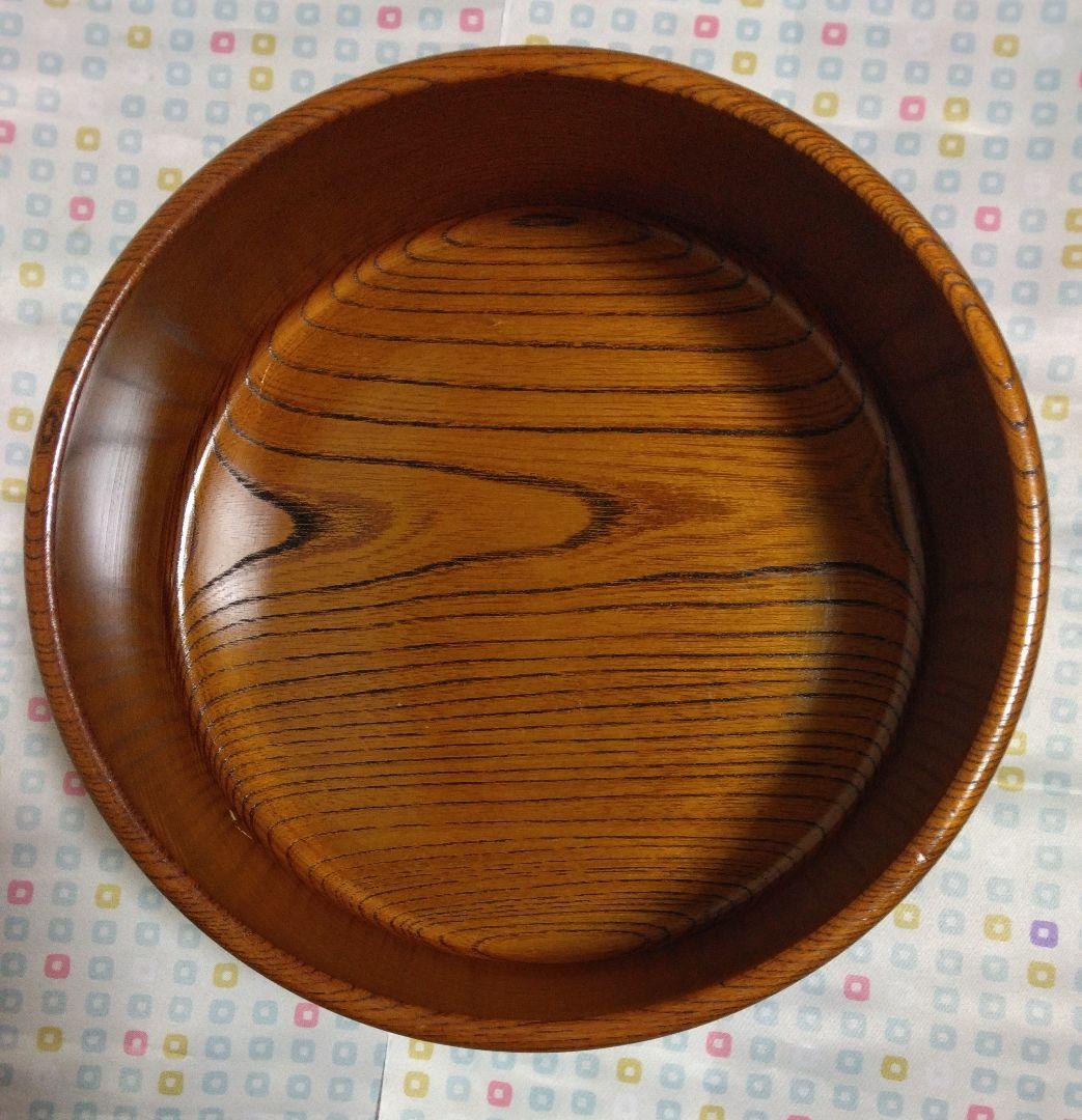 欅(けやき) 茶櫃 工芸品 新品未使用 昭和レトロ